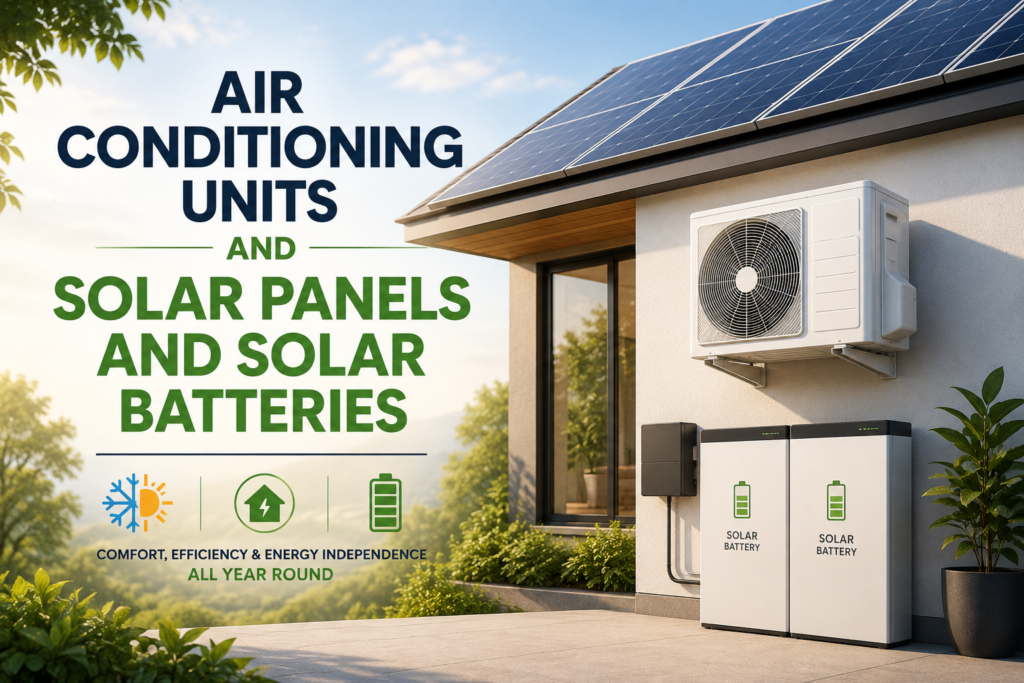 5 Good Reasons To Get Air Conditioning If You Have Solar Panels and Battery Storage