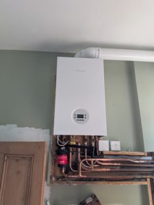 Worcester Bosch Greenstar 1000 installation with new pipework and magnetic filter, Idle BD10